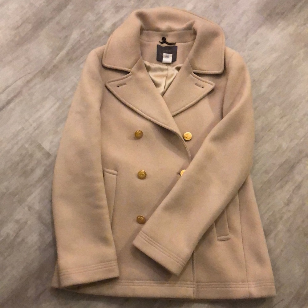 Jcrew Majesty Peacoat, cream, size 10